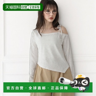 1h可退 日本直邮Heather女装不对称设计单肩上衣 579586