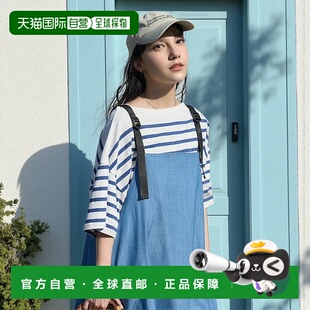 1小时内可退 日本直邮THOUSAND MILE 背带裙牛仔连衣裙吊带高端时