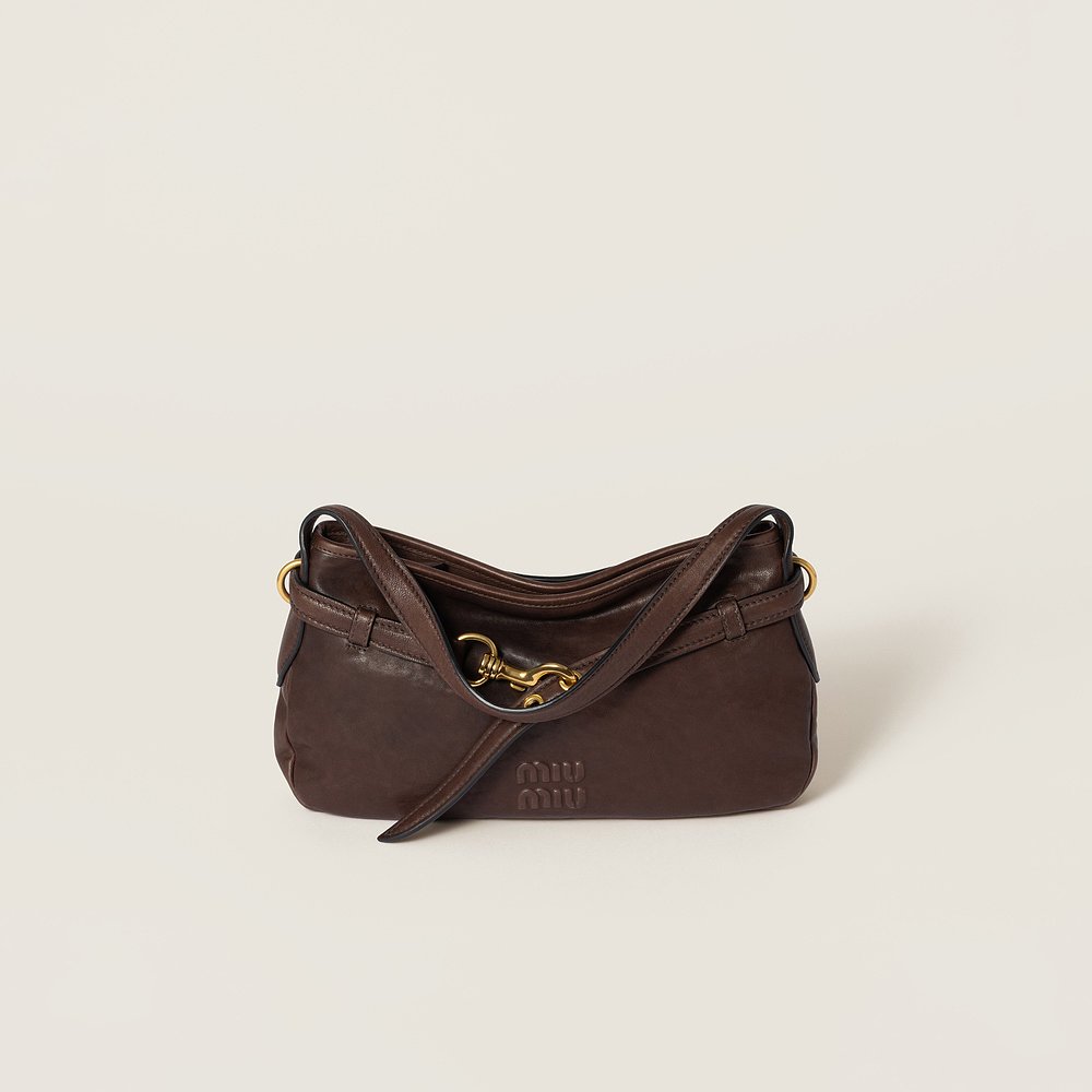 MIU MIU (2025新品) Sac Aventure en cuir nappa