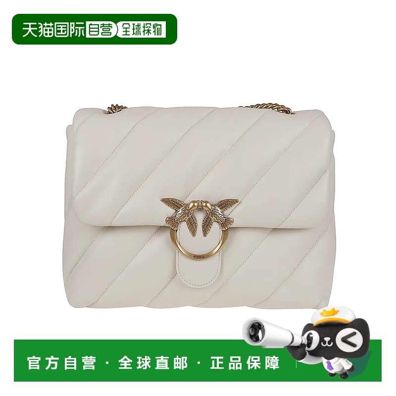 1h可退 香港直邮PINKO 女士单肩包 100037A0F2Z14QBIANCOSETAANTI