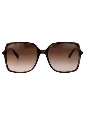 GUCCI 女士眼镜 GG0544S008 SS2025 绿色 矩形太阳镜