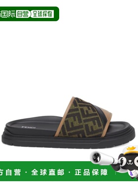 香港直邮FENDI Diagonal凉拖 Men crov