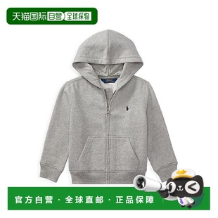 Lauren 1h可退 Ralph Polo 男童棉混纺抓绒连帽卫衣 美国直邮