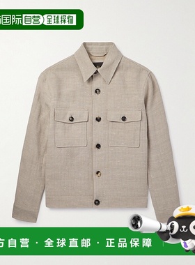 1h可退 香港直邮Loro Piana 诺悠翩雅 男士 Clem 亚麻真丝混纺机