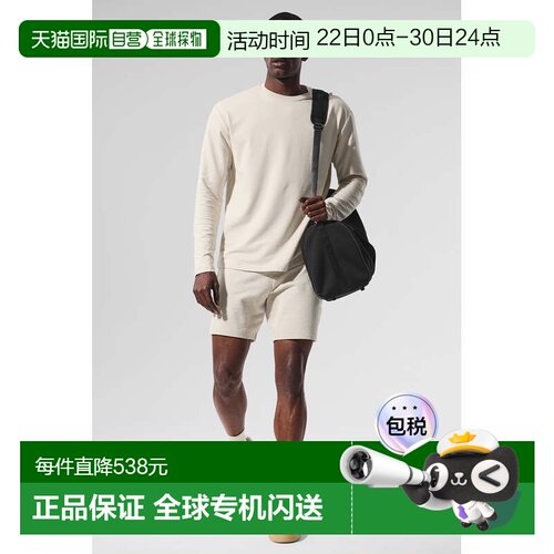 香港直邮alo yoga Double Take 宽松舒适休闲长袖T恤 男款m3299r