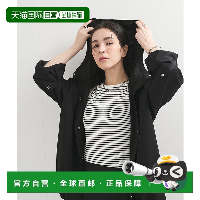 1h可退 日本直邮Adam et Rope' 女士透视风帽外套  2025AGUL25030