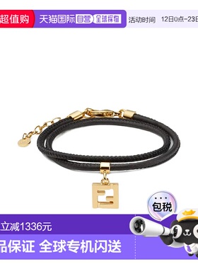 香港直邮FENDI 女士手链手镯 8AL293AH9WF0A1F CO 黑色配饰