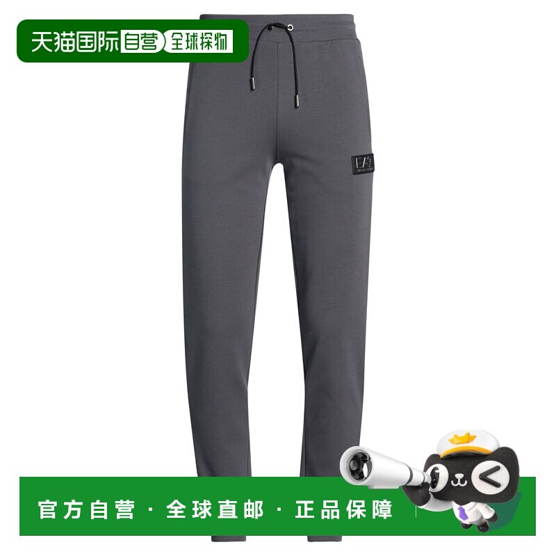 香港直邮潮奢 Ea7 男士 运动裤子 grey灰色 舒适时尚