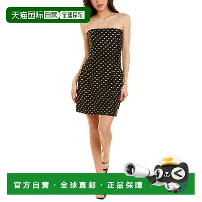 自营 Tanya Taylor秋款女士早秋新款连衣裙黑色真丝 美国奥莱直发