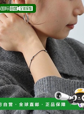 日本直邮官方授权 COLONY 2139 金属光泽珍珠编织手链手镯