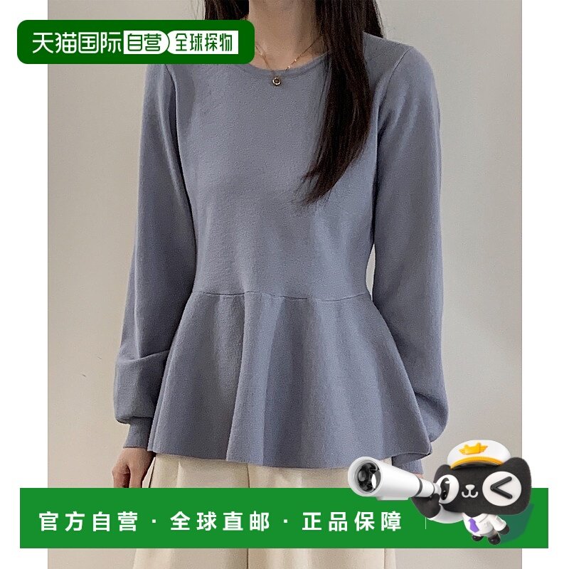 1h可退 日本直邮SAISON DE PAPILLON 女装 宽松半高领 女神袖 针