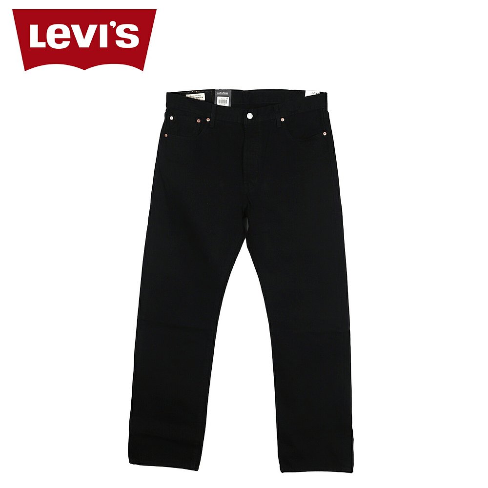 日本直邮 李维斯 LEVIS 501 牛仔裤男式直筒原装黑色 00501-0165