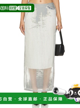 1h可退 香港直邮Diesel 迪赛 女士 牛仔半身裙 A14547D68MV01