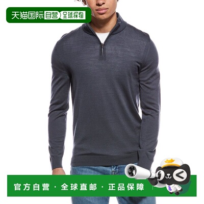 自营Reiss Blackhaller Wool-Blend Sweater - slate 美国奥莱直