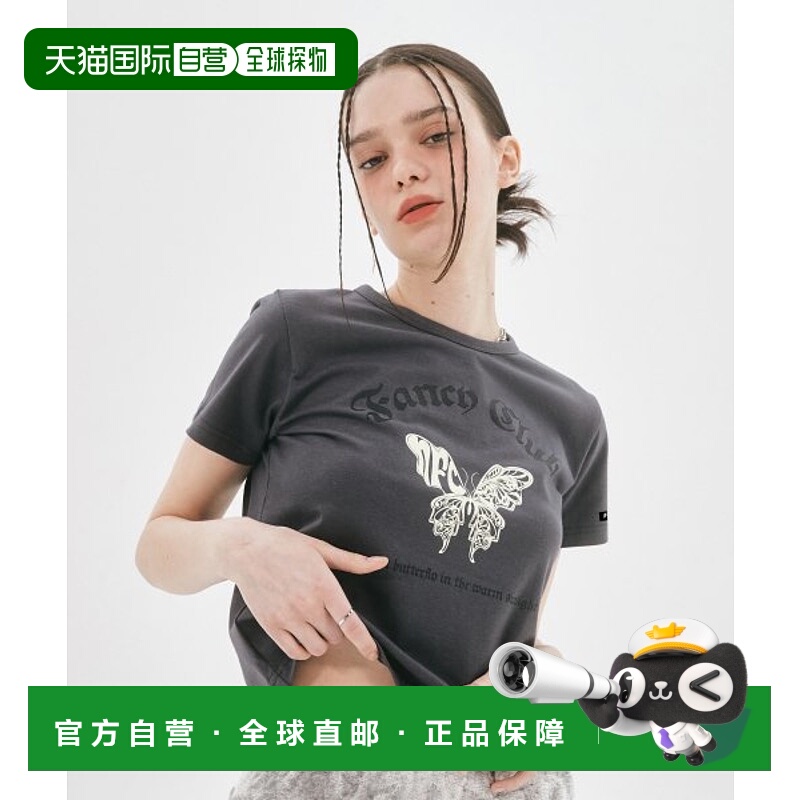 韩国直邮NASTY FANCY CLUB街头辣妹潮牌酷帅休闲时尚新款T恤F22QB