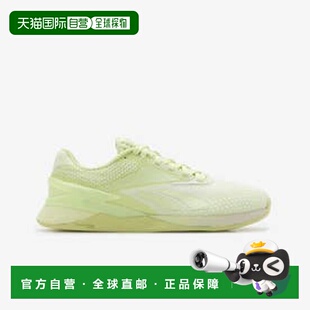日本直邮Reebok Nano X3 减震 低帮 训练鞋 女款 清香柠檬