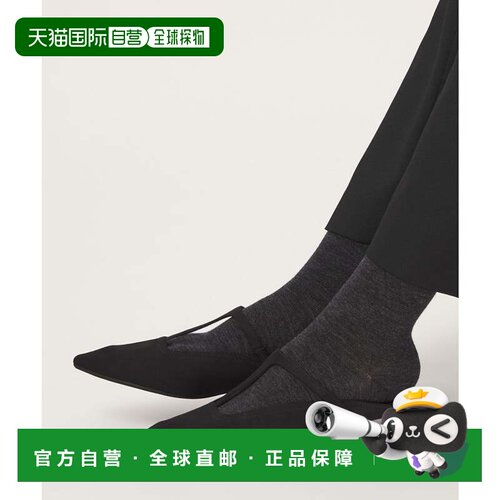 日本直邮UNITED ARROWS green label relaxing T字带穆勒鞋 黑色