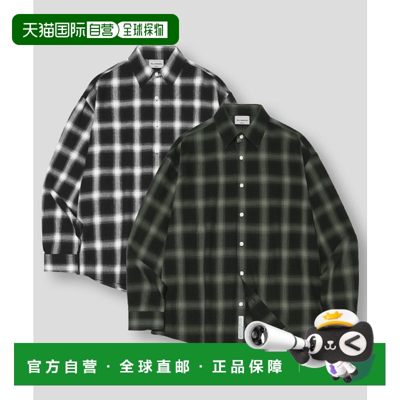 韩国直邮FILLUMINATE 公用男衬衫3243ST401215 Pervade Check Shi