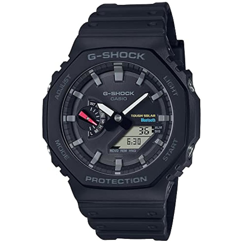 G Shock卡西欧 手表 带蓝牙太阳能表男款黑GA-B2100-1AJF