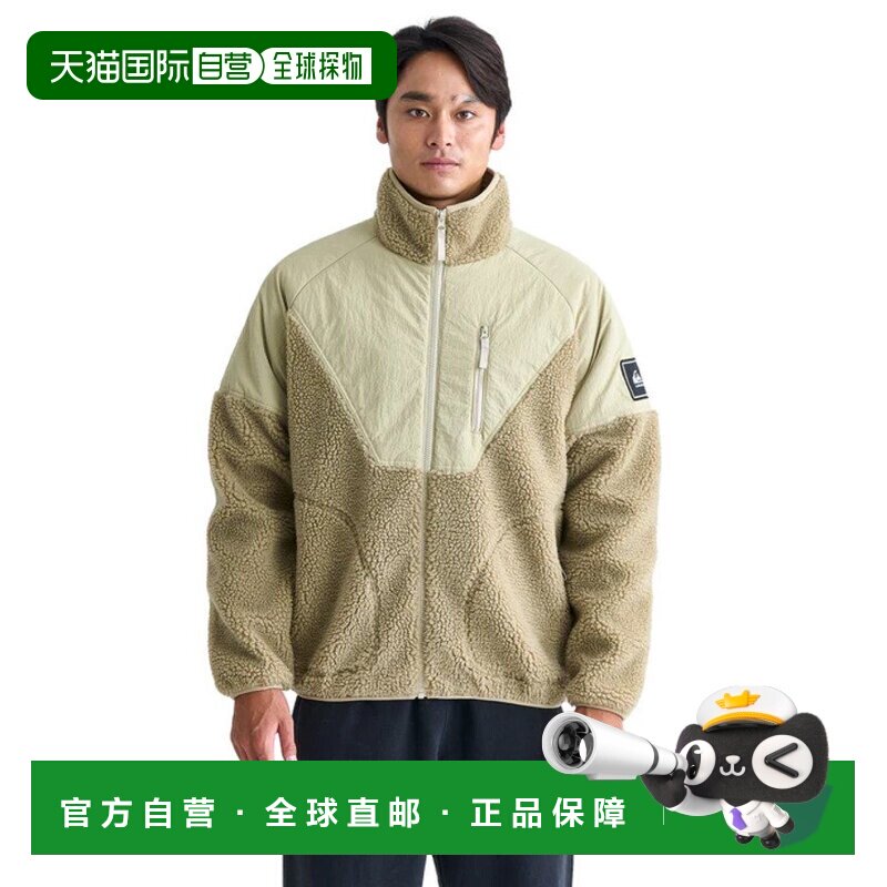 日本直邮Quiksilver 男士抓绒夹克 24FWQJK244086BGE - 实物图