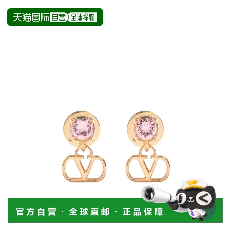 香港直邮VALENTINO 女士耳饰 WJ0BV7YCW4NY AW2026 金色 vlogo耳