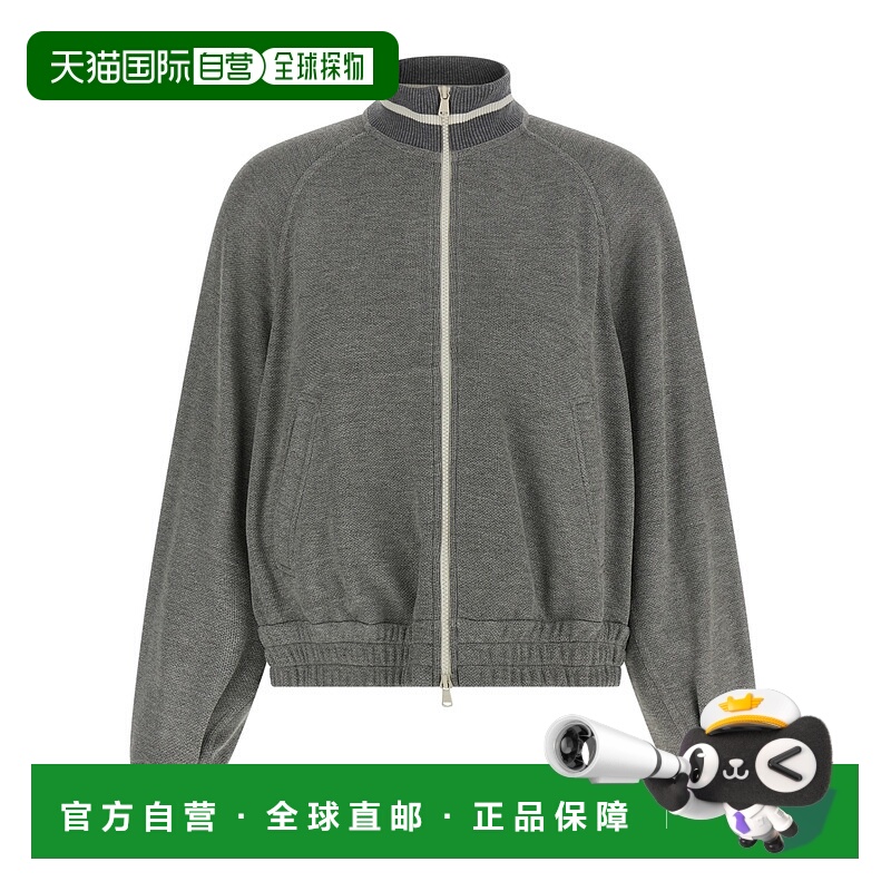 香港直邮Brunello Cucinelli 长袖卫衣 MP930SN806拉链