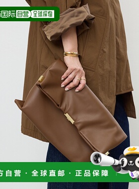 1h可退 日本直邮PUNTI. 女士 三用托特包 柔软牛皮革 金色五金 多