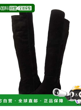 自营Lucky Brand Calypso Boots Women's Black Round Toe Over T