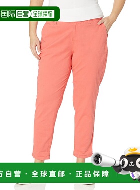 自营Tommy Hilfiger Hampton Chino Pants Women Coral High Rise