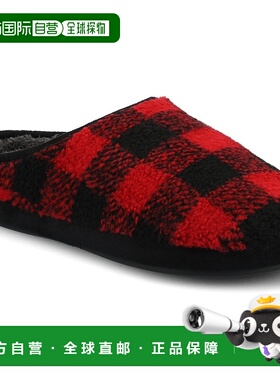 自营 vance co.Vance男式罗兰拖鞋-红色 美国奥莱直发