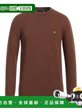 1h可退 香港直邮潮奢 Lyle & Scott 男士 毛衣 brown棕色 舒适时