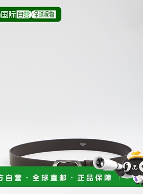 香港直邮CELINE 男士腰带 45BNG3ATV19UI AW2025 棕色 搭扣腰带