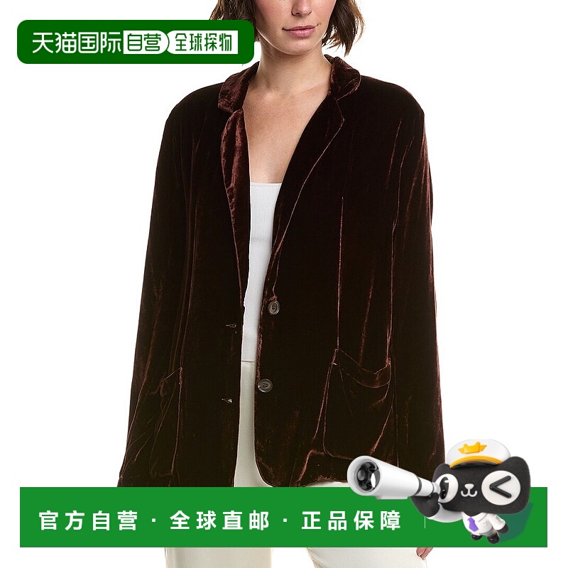 自营velvet by graham & spencerGraham&Spencer Kyla天鹅绒丝绸-