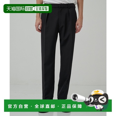 1h可退 日本直邮STUDIOUS男装宽松休闲西裤 半松紧腰头设计 11554