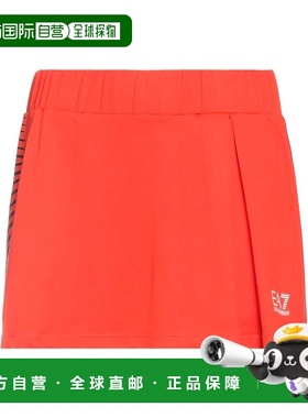 香港直邮Ea7 女士 迷你半身裙 orange橙色 舒适时尚