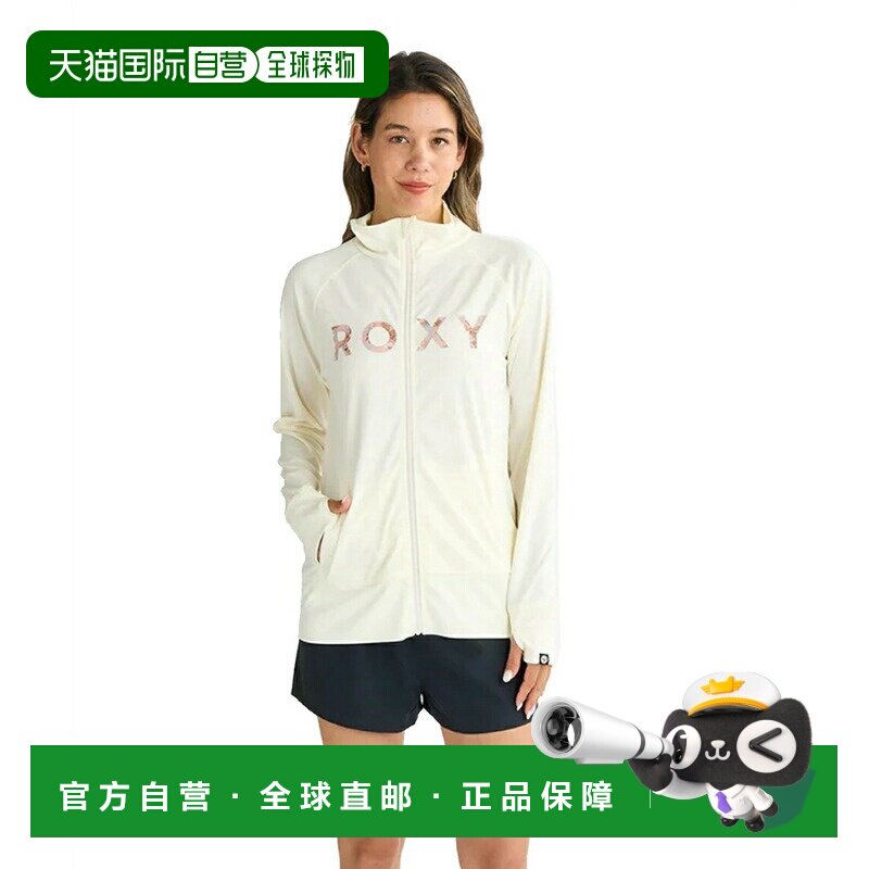 日本直邮Roxy ARTSY FLORAL LOGO STAND女士半袖防晒衣 泳衣[RLY2