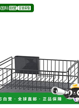 【日本直邮】Pearl Metal珍珠金属 滤水筐 带硅藻土托盘 灰色AZ-5