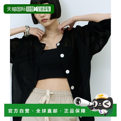 日本直邮Adam et Rope' 女士透感圆领开衫 2026AGAK56050