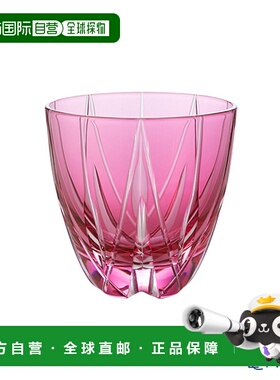 日本直邮田岛玻璃 江户切子星花纹章玻璃杯 金红75ml TK21-301-1P