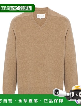 香港直邮Maison Margiela V领羊毛毛衣 S50HN0005M13058长袖