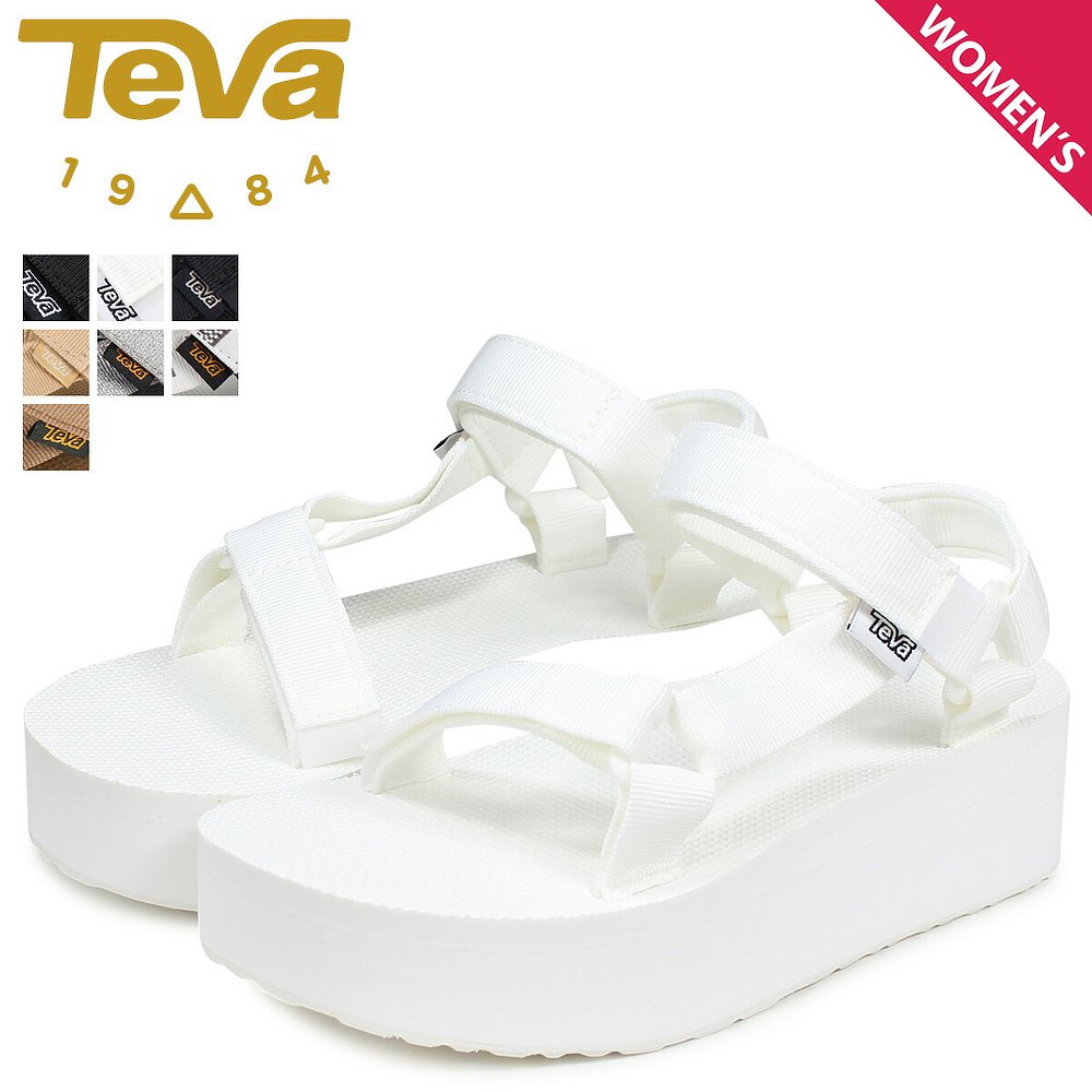 日本teva 男女通用 时尚纯色休闲鞋厚底凉鞋多色可选