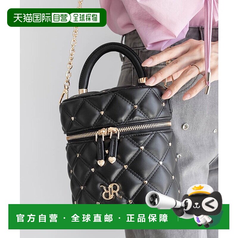 日本直邮RANDA 心形钉珠2WAY绗缝化妆包 RA041AW015429 化妆包