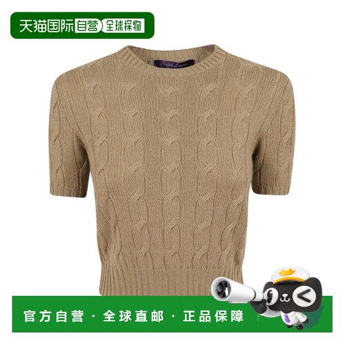 香港直邮RALPH LAUREN 女士针织衫 AW2026 290P21570005棕色 短袖