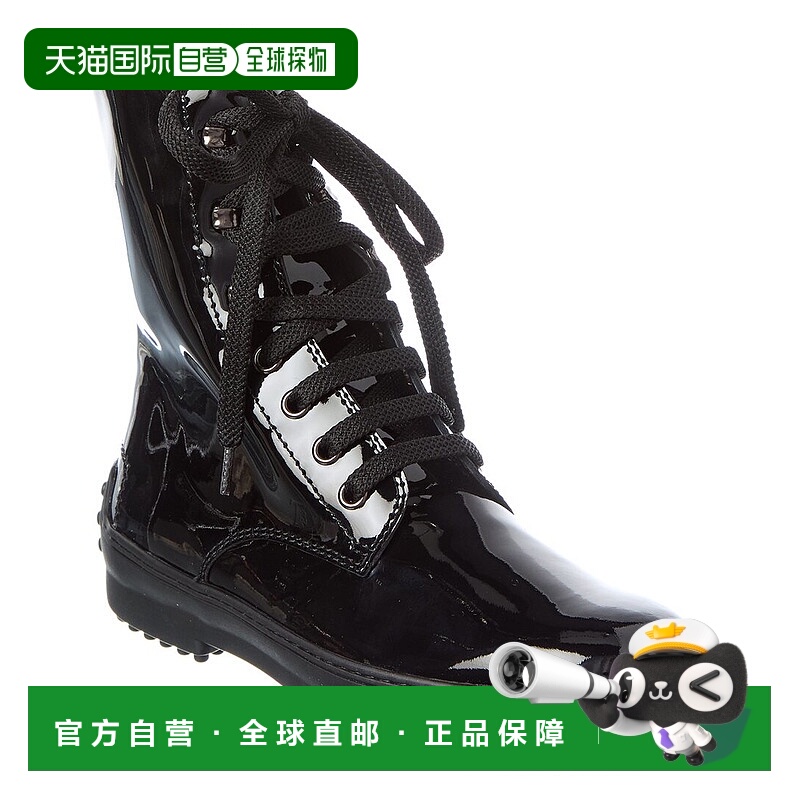 自营tod'sTOD’s Patent Boot - black 美国奥莱直发