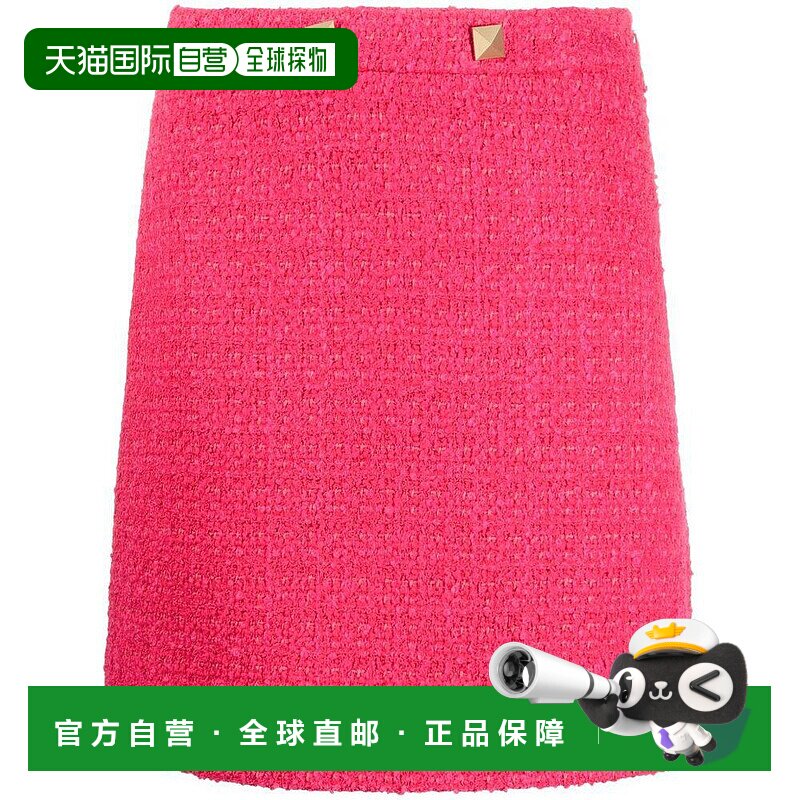 香港直邮VALENTINO 女士半身裙 1B3RA9117B37DK AW2022 粉红色