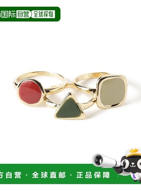 1h可退 日本直邮BEAMS HEART 女装 复古风 三件套 戒指 合金材质