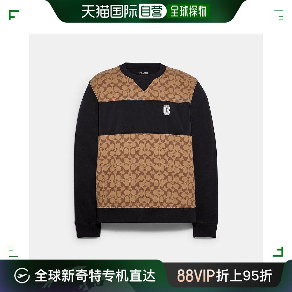 【美国直邮】coach 男士 运动衫蔻驰圆领卫衣