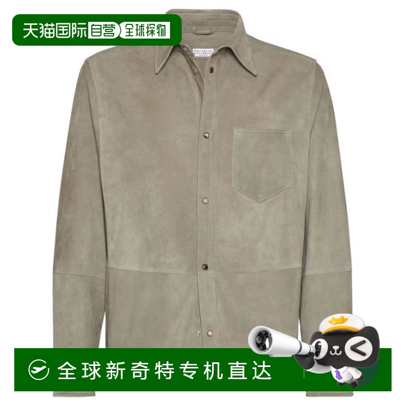 韩国直邮BRUNELLO CUCINELLI25SS长袖衬衫男MPCLN2039 C8087 NEUT