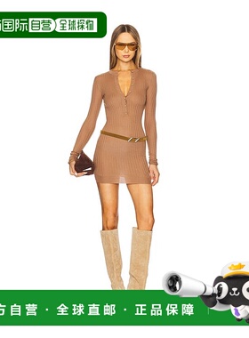 1h可退 香港直邮The Attico 女士 长袖针织连衣裙 250WCA00348KWS