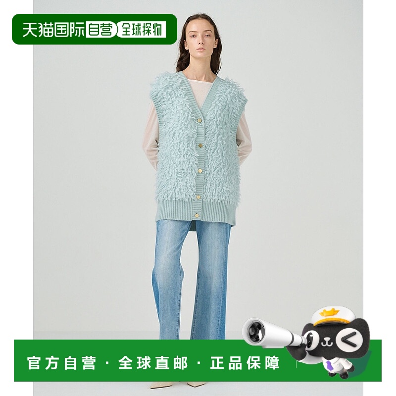 1h可退 日本直邮GRACE CONTINENTAL 女士柔软触感毛混编织马甲 01